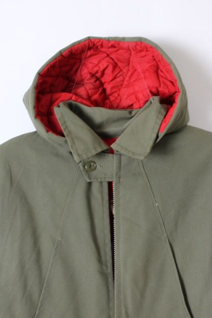 Other VINTAGE 1970S HEAVY QUILTED CANVAS PARKA GREEN Size US L / EU 52-54 / 3 - 2 Thumbnail