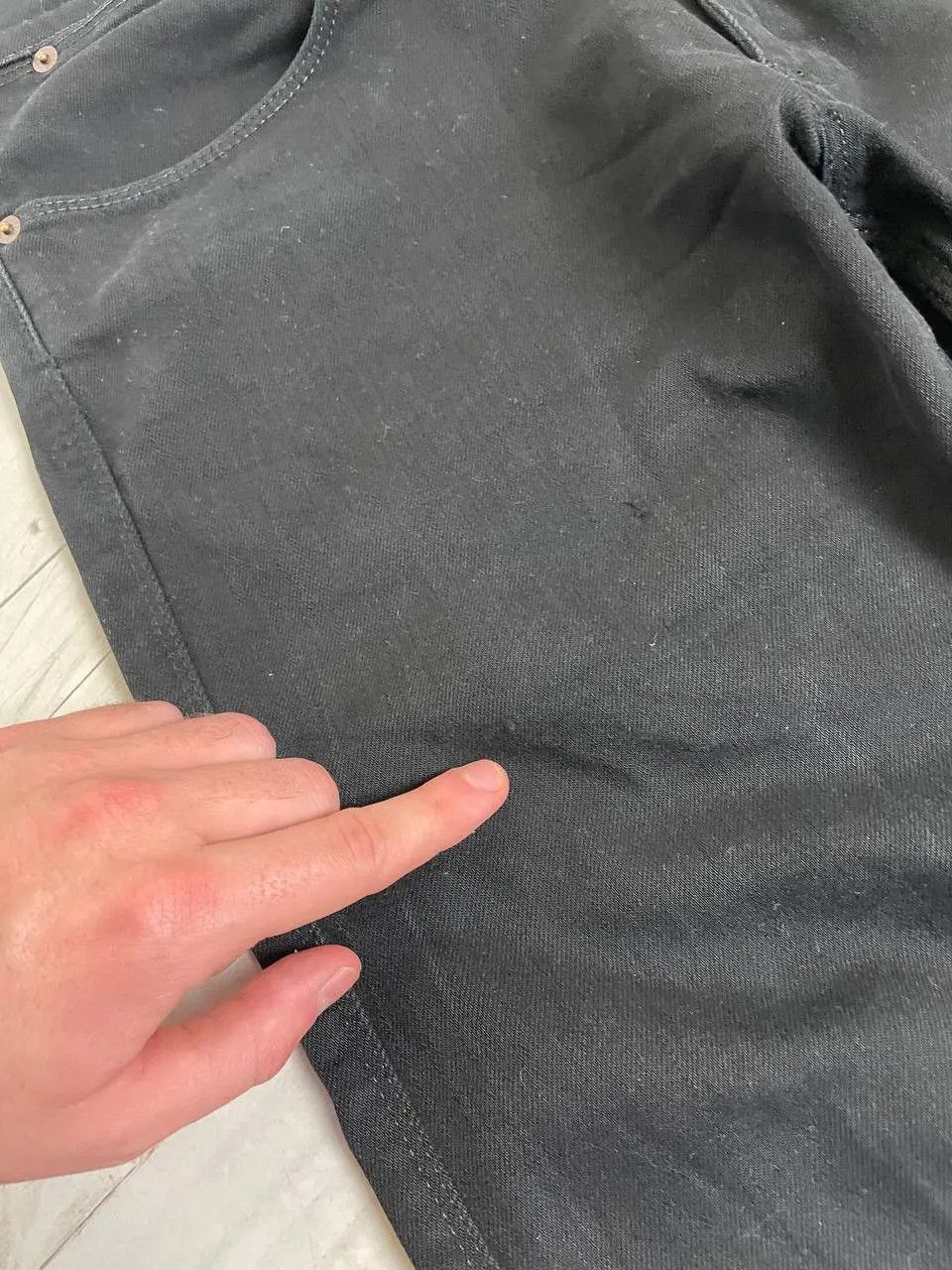 Acne Studios Acne Studios Max Stay Black Denim Jeans Size US 33 - 18 Thumbnail