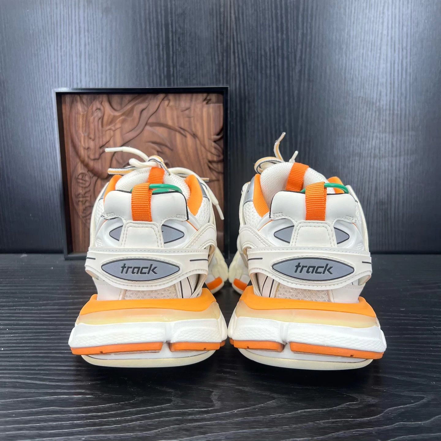 Balenciaga Balenciaga Track White Orange 40 New Slight Oxid Size US 7 / EU 40 - 5 Thumbnail
