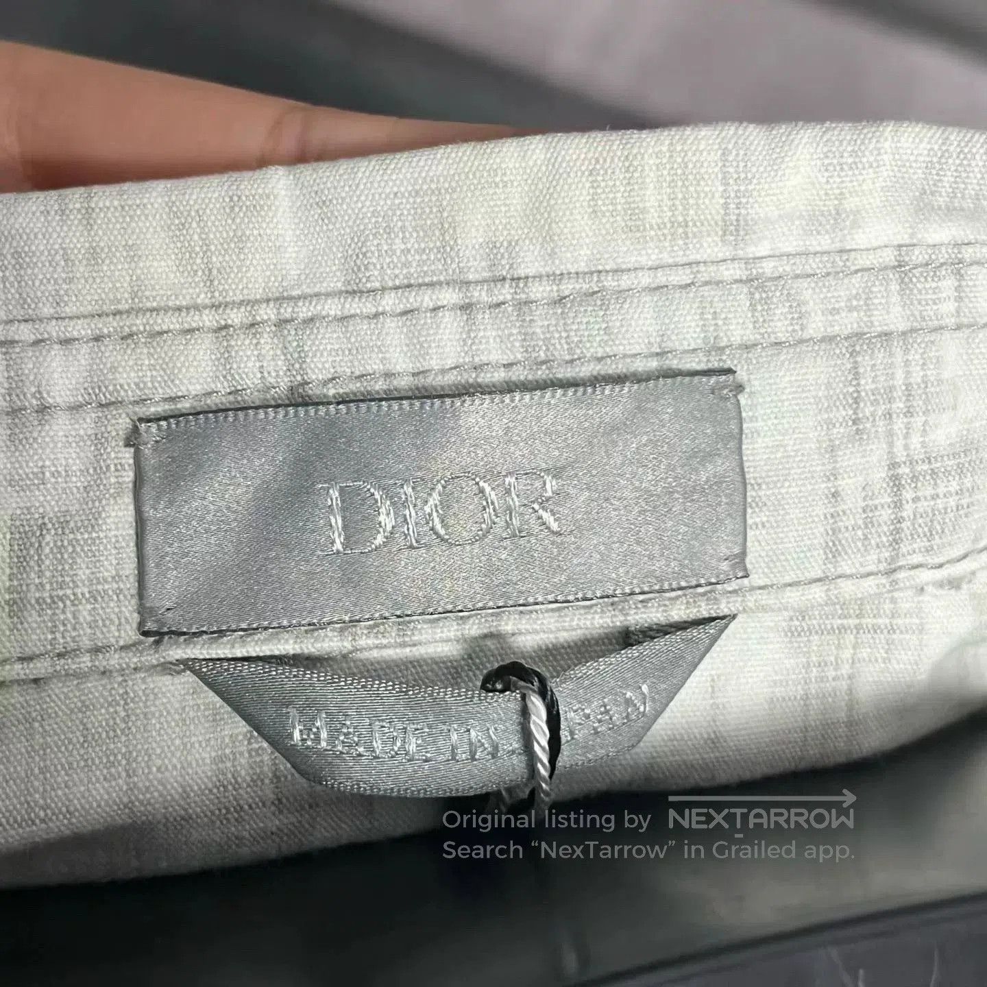 Dior Dior Gray Monogram Loose Denim Shirt. Size US M / EU 48-50 / 2 - 5 Thumbnail