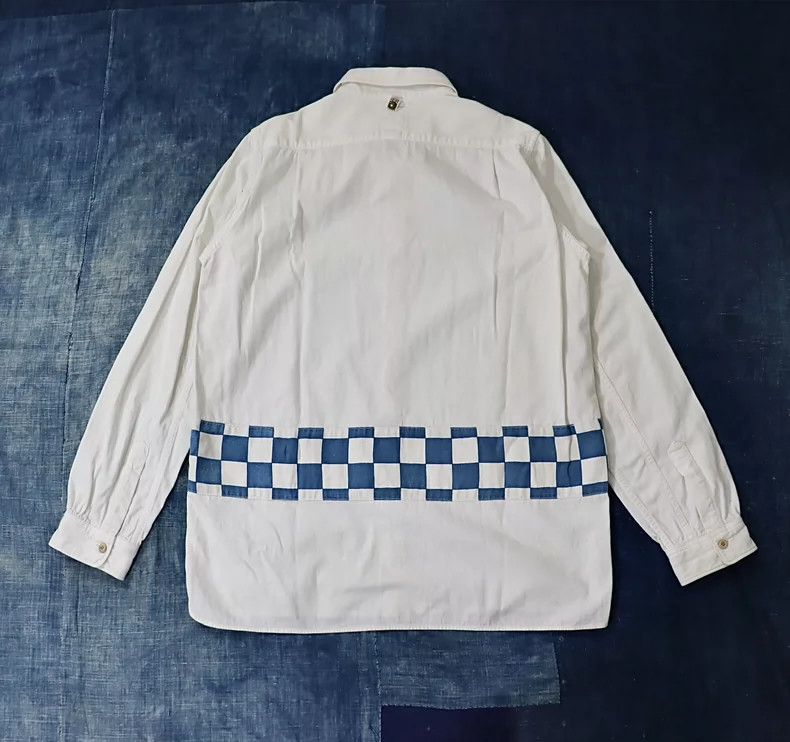 Visvim VisvimCheckerboard blue dyed shirt 2504-Nextarrow Size US L / EU 52-54 / 3 - 3 Thumbnail