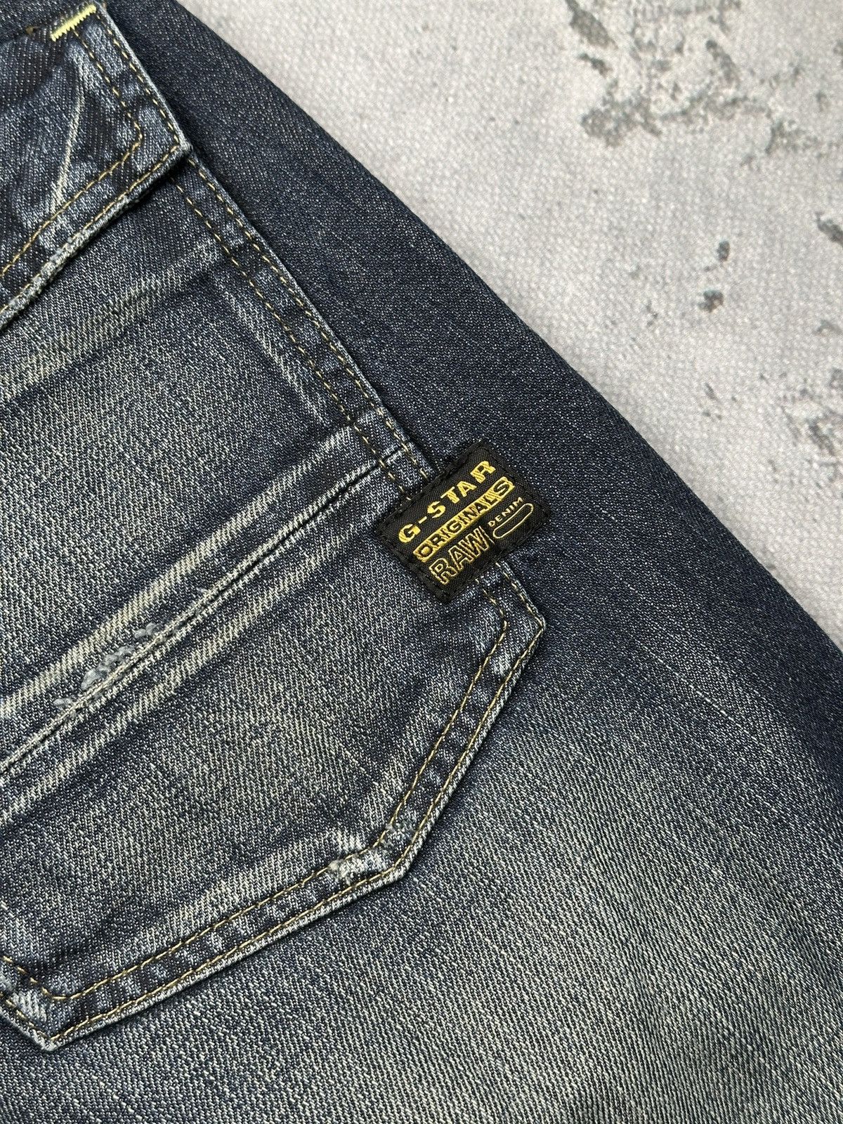 G-Star Vintage G-Star RAW Elwood Heritage Embro Narrow Jeans 96 y2k Size 30" / US 8 / IT 44 - 4 Thumbnail