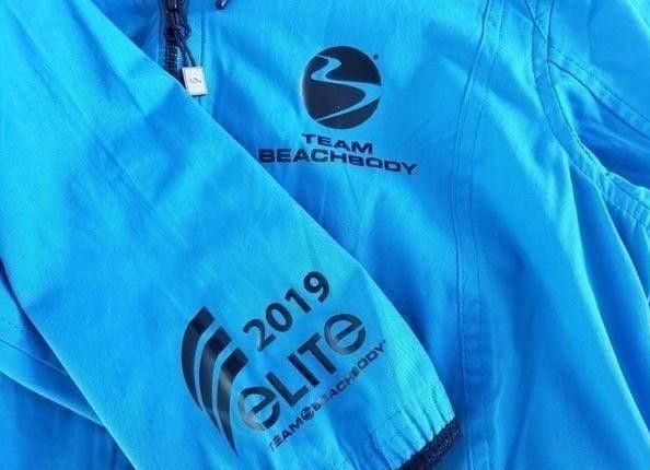 Designer Blue Black | BeachBody | Elite Coach Zip Up Size S / US 4 / IT 40 - 4 Thumbnail