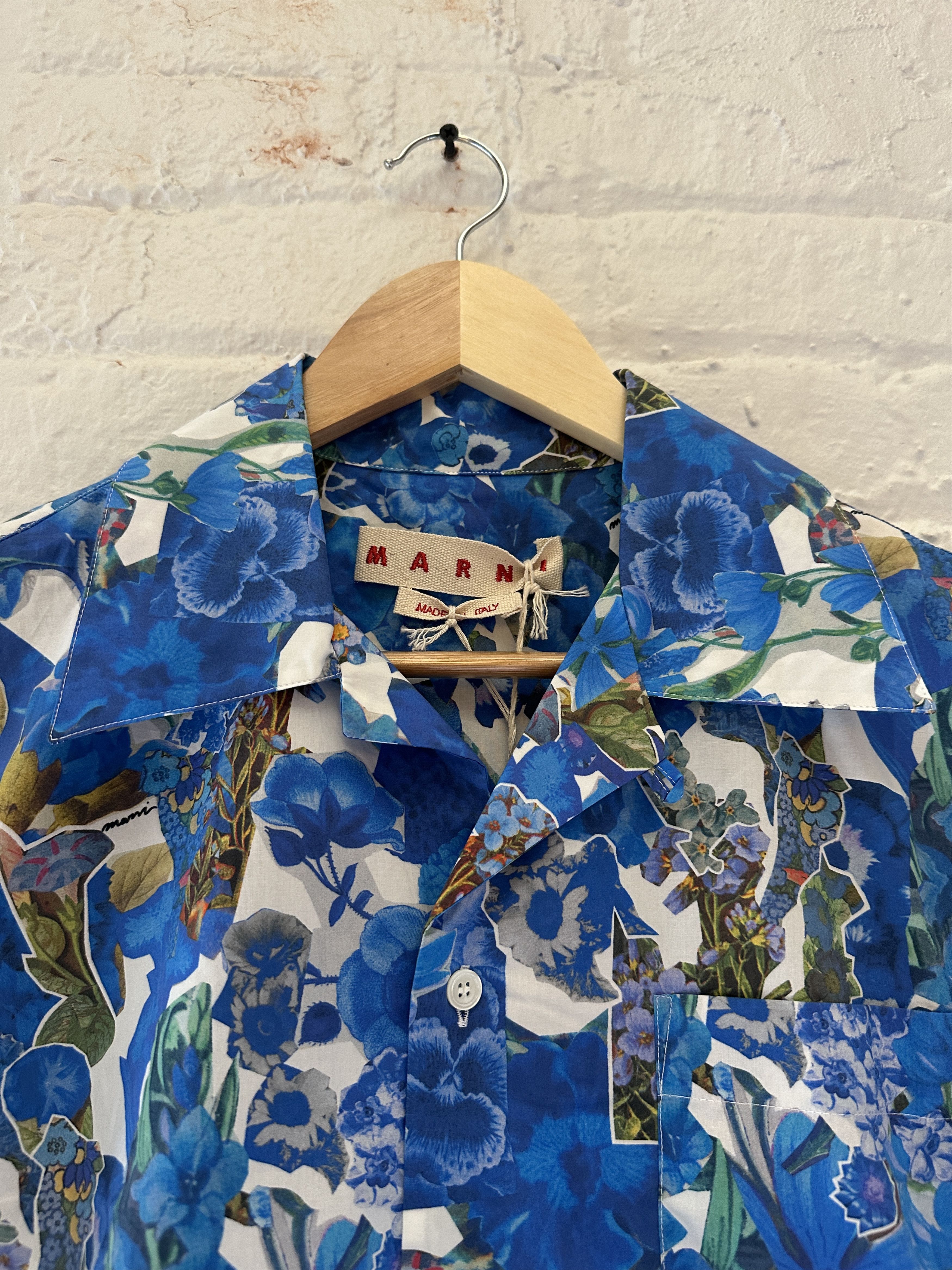 Marni Marni Collage Hawaiian Camp Collar Shirt Size US S / EU 44-46 / 1 - 2 Thumbnail
