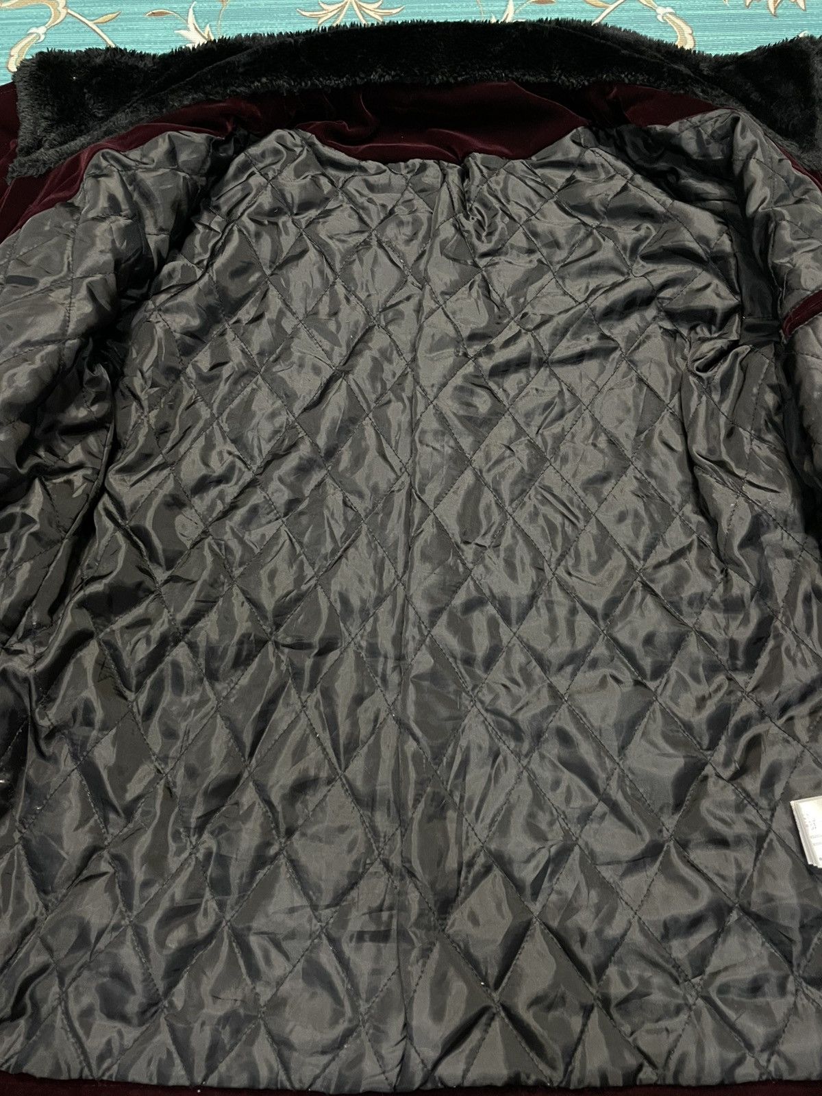 Japanese Brand Semantic Design Red Velour/Velvet Cargo Jacket Size US M / EU 48-50 / 2 - 3 Thumbnail