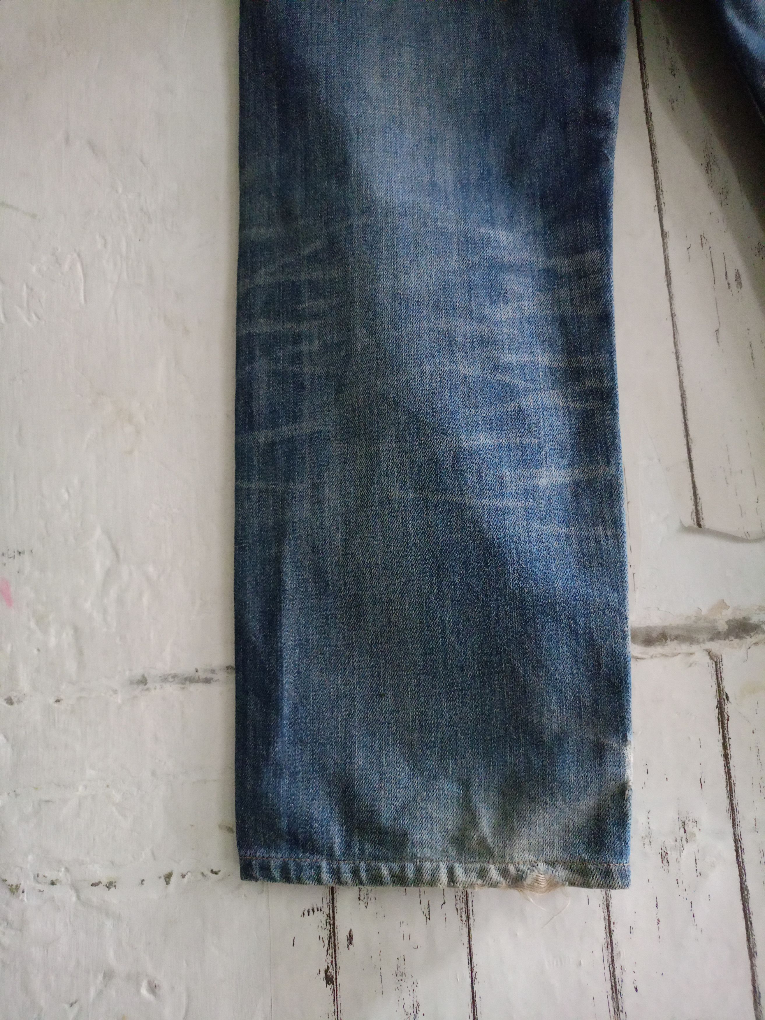 Levi's Vintage Clothing Vintage Levi's 502 Selvedge Distressed Denim Pants Size US 32 / EU 48 - 7 Thumbnail