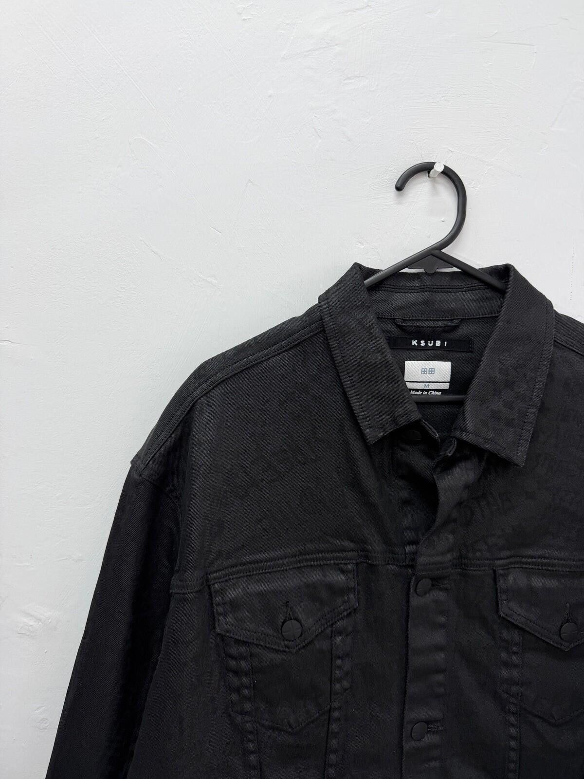 Ksubi new ksubi mens denim oh g jacket black grease medium m 2 Size US M / EU 48-50 / 2 - 2 Thumbnail