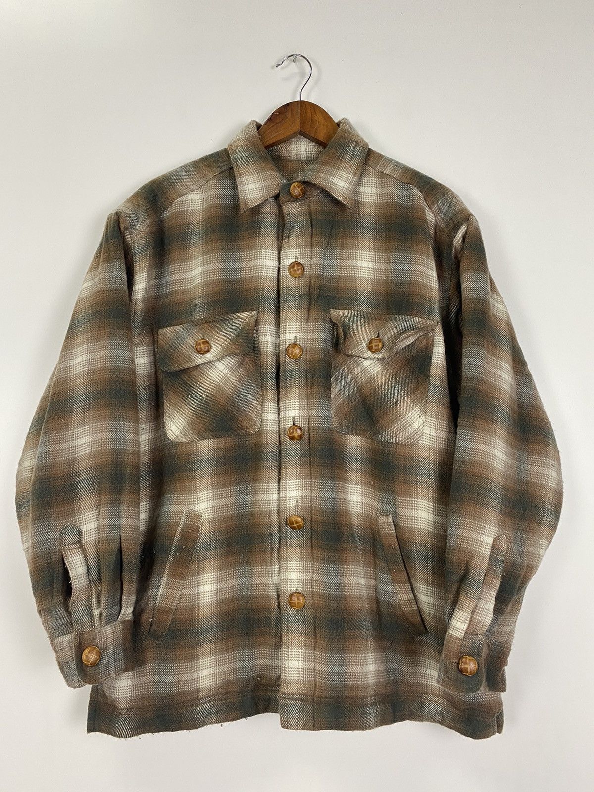 Uniqlo × Vintage Vintage 90s Uniqlo Tartan Jacket Size US M / EU 48-50 / 2 - 9 Thumbnail