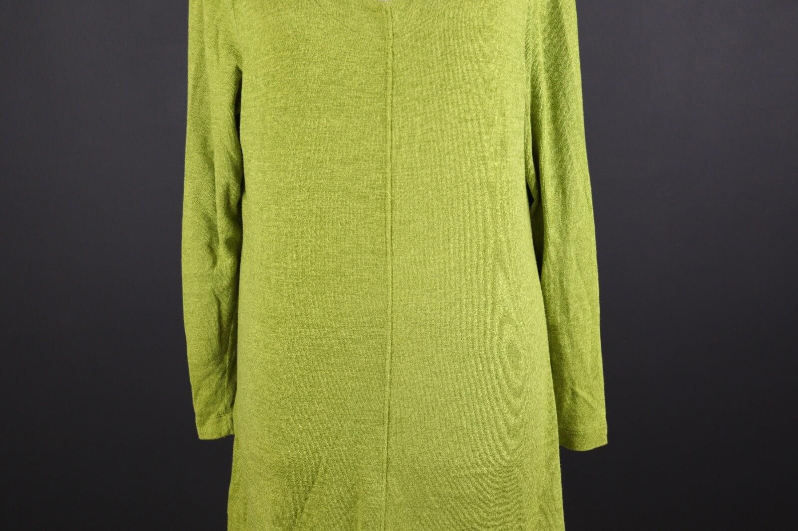Designer Deerberg by Oska Green Knit Sweater Midi Dress Size M Size M / US 6-8 / IT 42-44 - 3 Thumbnail