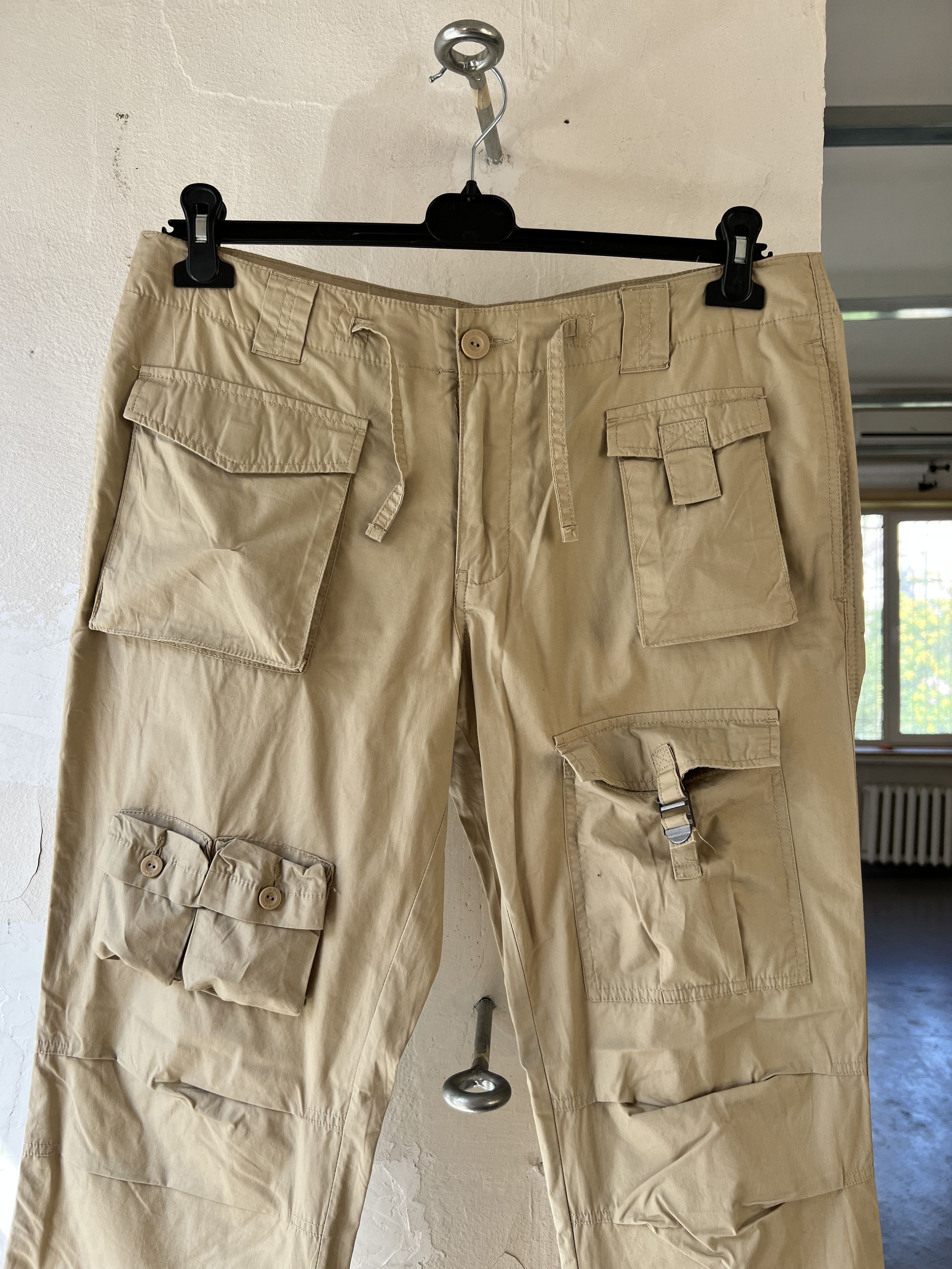 Japanese Brand No Name Vintage Multi-Pocket Cargo Pant Size US 36 / EU 52 - 3 Thumbnail