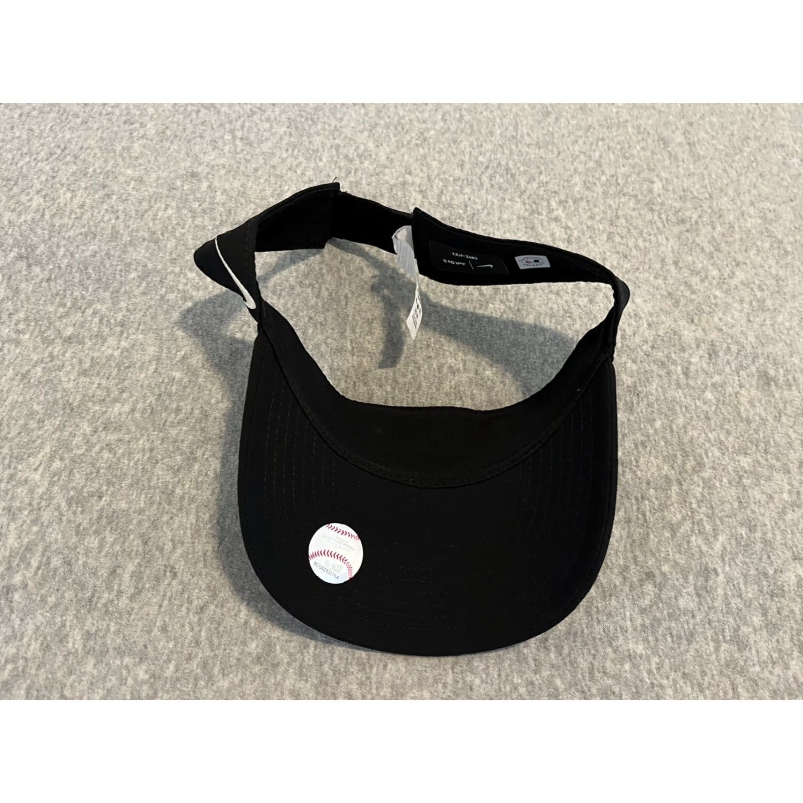 Nike Nike Visor Hat Cap Dri-Fit Black adjustable Men Diamondbacks Arizona D-Backs Visor NEW Size ONE SIZE - 4 Thumbnail