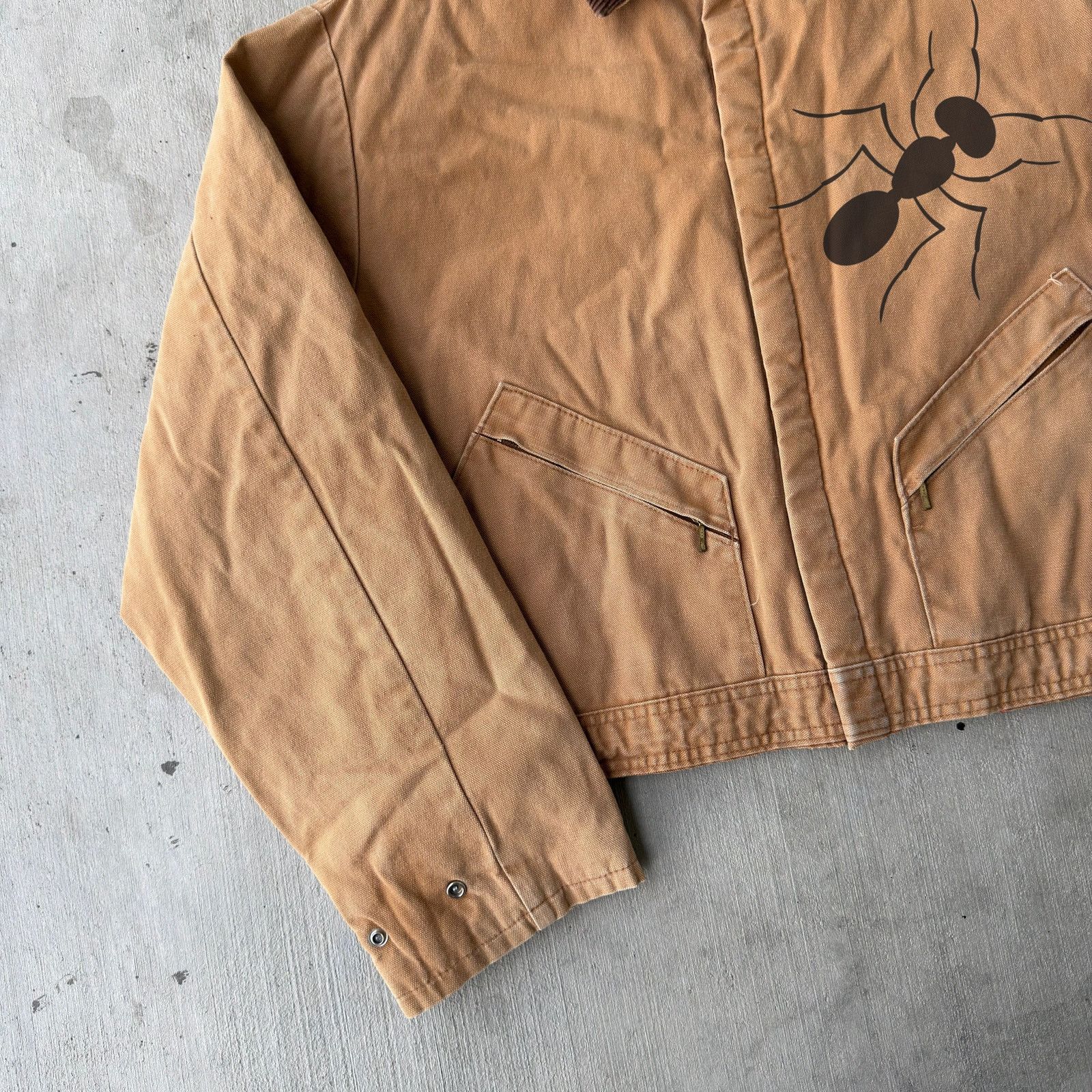 Vintage × Walls Walls Brown cropped Detroit style work wear jacket Size US XXL / EU 58 / 5 - 2 Thumbnail