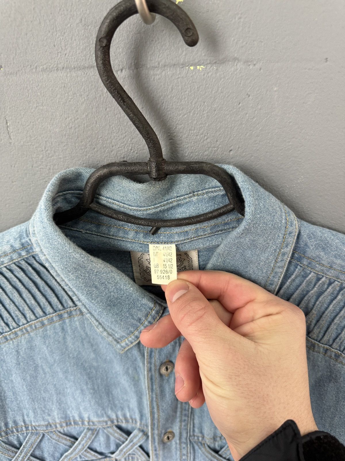 Denim western shirt