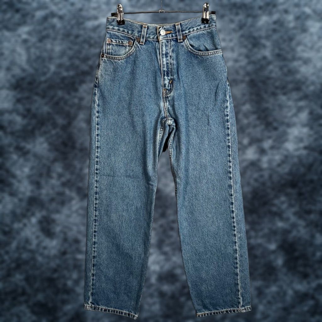 Levi's Levis 550 Womens 16 Slim Relaxed Fit Slim Blue Denim Jeans Mid-Rise 100% Cotton Size 38" / US 16 / IT 52 - 1 Thumbnail