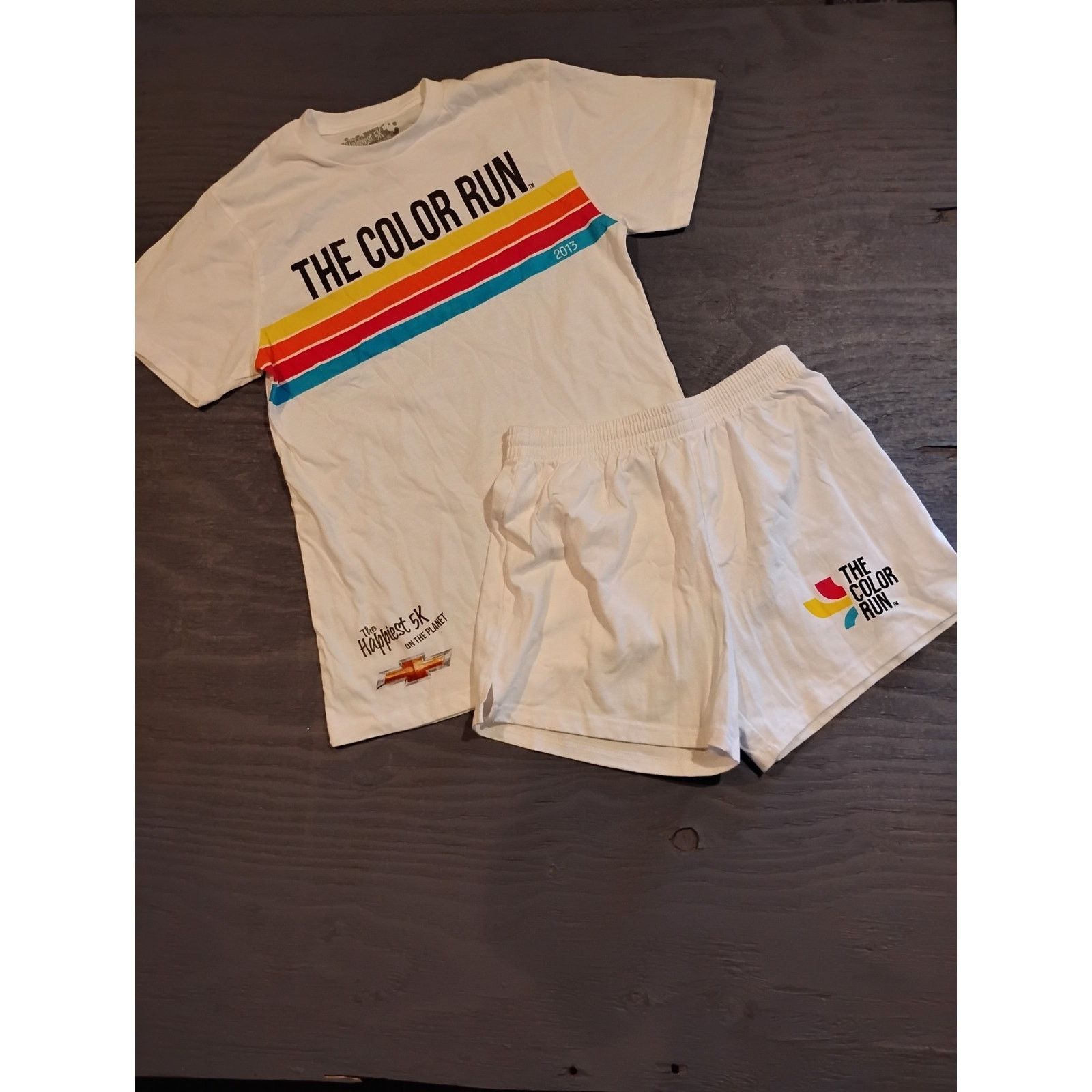 Other Color Run Unisex Outfit (Medium Shirt/ Large Shorts) Size M / US 6-8 / IT 42-44 - 23 Thumbnail