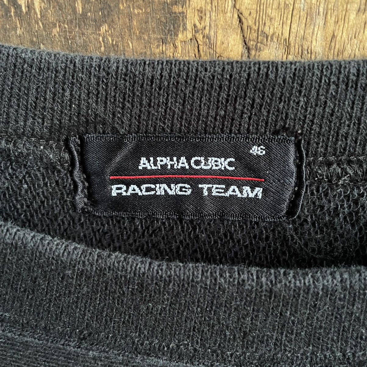 Vintage Vintage Alpha Cubic Racing Team Sweatshirt Size US L / EU 52-54 / 3 - 2 Thumbnail