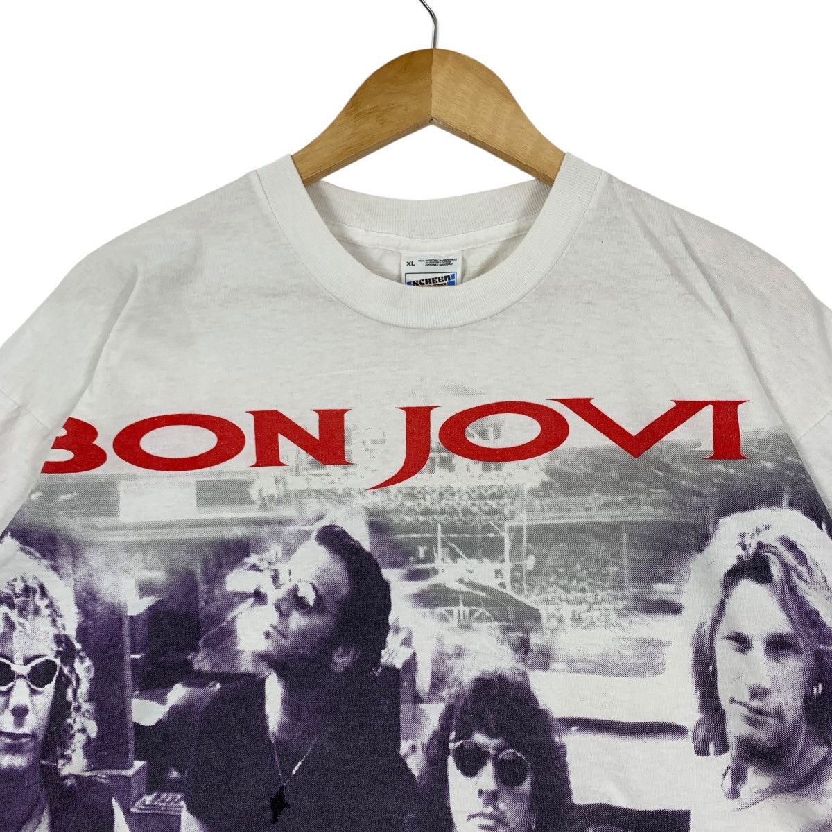 Bon Jovi Vintage 1996 BON JOVI These Days 96/97 All Over Print Shirt Size US XL / EU 56 / 4 - 3 Thumbnail