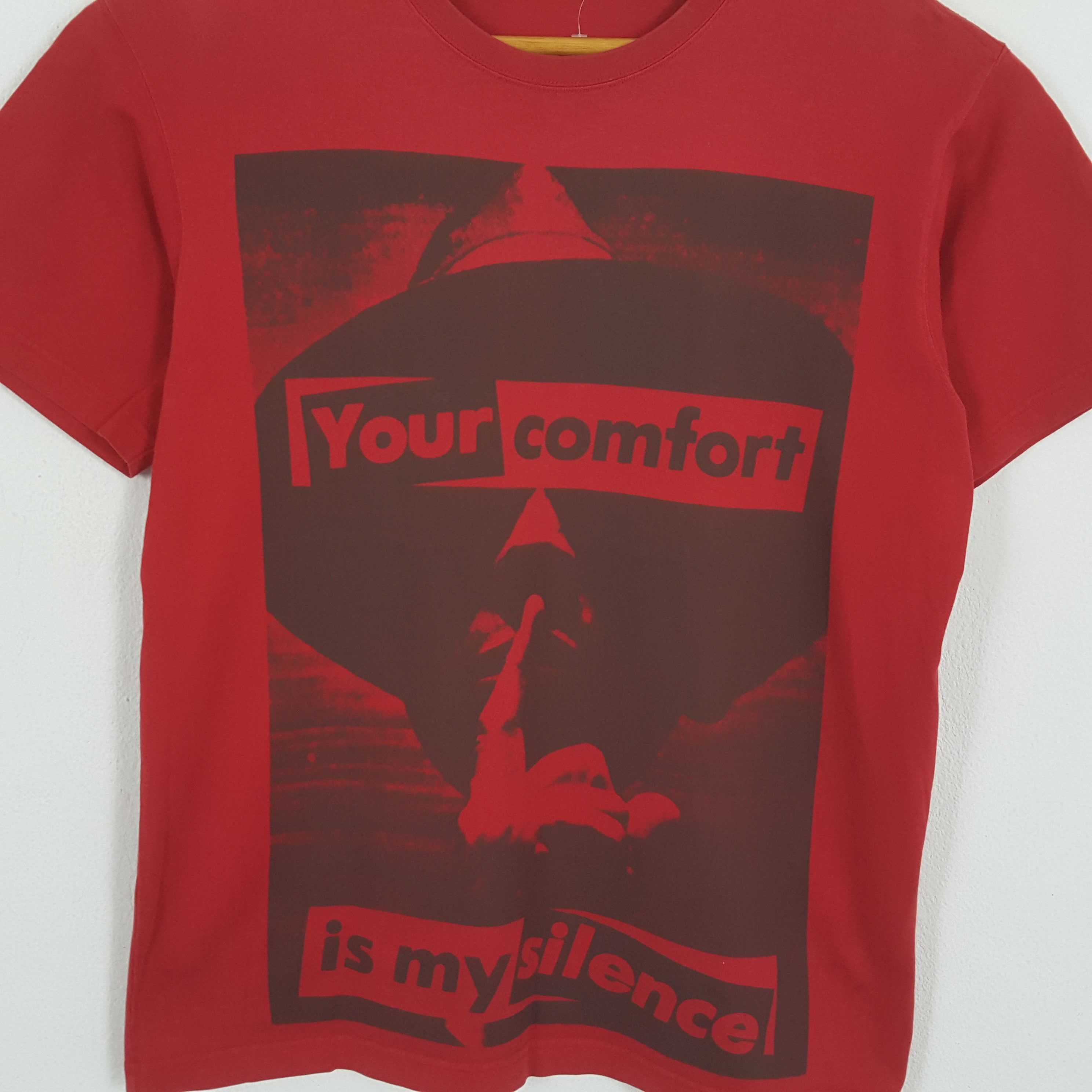 Barbara Kruger × Vintage Vintage BARBARA KRUGER American Art Artist Brand T-Shirts Size US L / EU 52-54 / 3 - 2 Thumbnail
