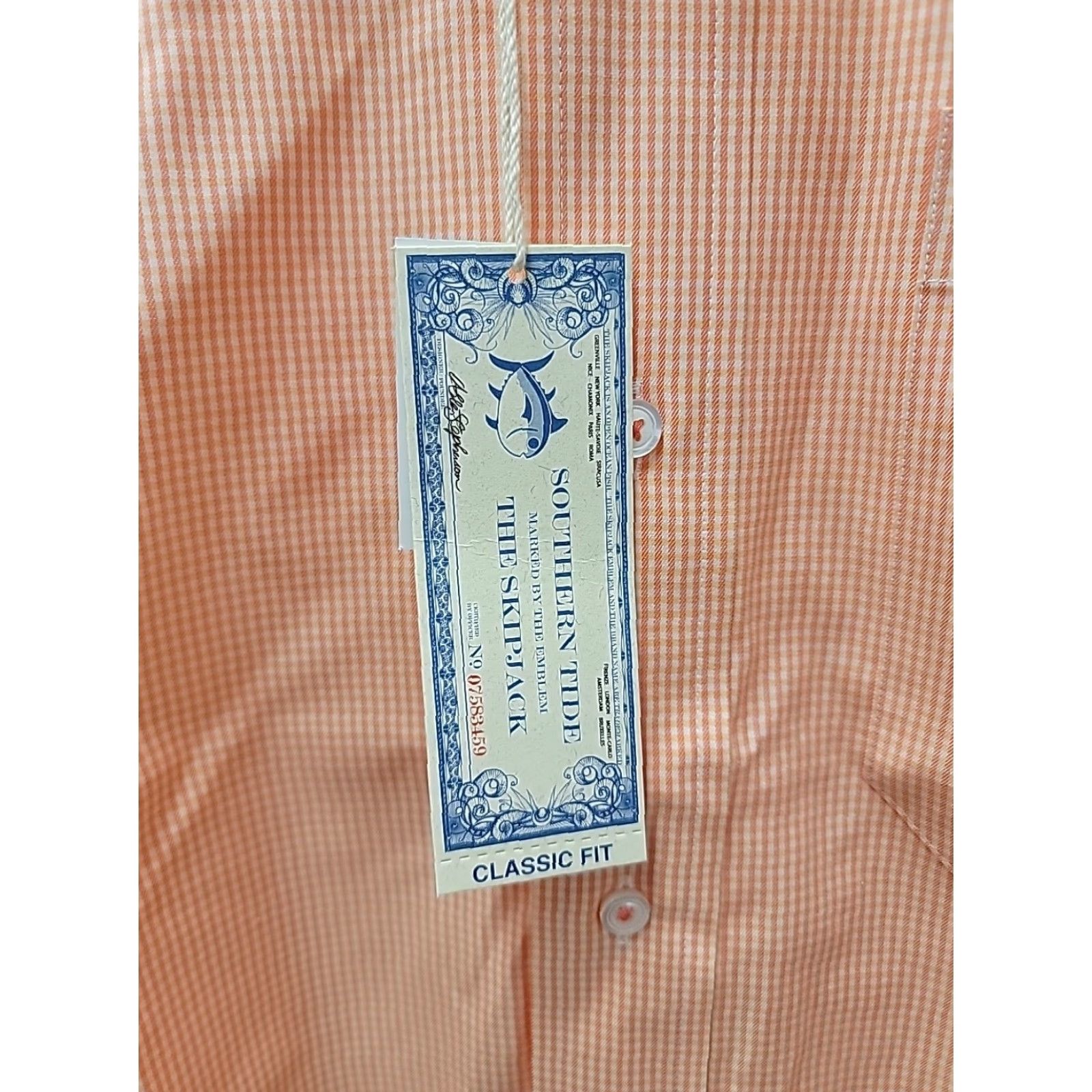 Southern Tide Southern Tide Shirt Mens S Classic Fit Button Up Cotton Preppy Coral NWT Size US S / EU 44-46 / 1 - 3 Thumbnail