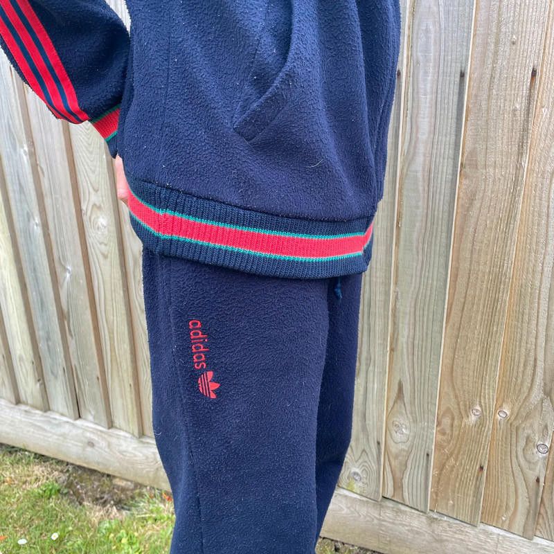 Adidas Vintage 90s / 80s adidas ventex fleece tracksuit Size US 34 / EU 50 - 6 Thumbnail