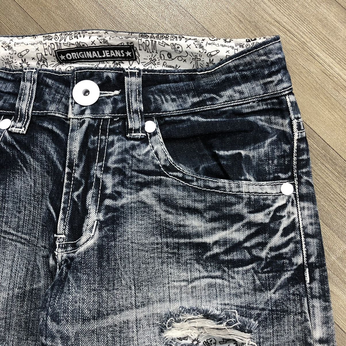If Six Was Nine × Japanese Brand × Le Grande Bleu (L.G.B.) Crazy🔥 Y2K Original Jeans Distressed Faded Acid Wash Jeans Size US 28 / EU 44 - 7 Thumbnail