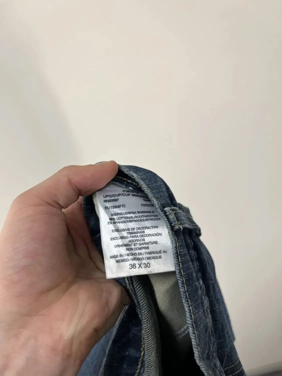 Dickies × Vintage Vintage Dickies Y2K Work Blue American Denim Baggy Jeans Size US 36 / EU 52 - 9 Thumbnail