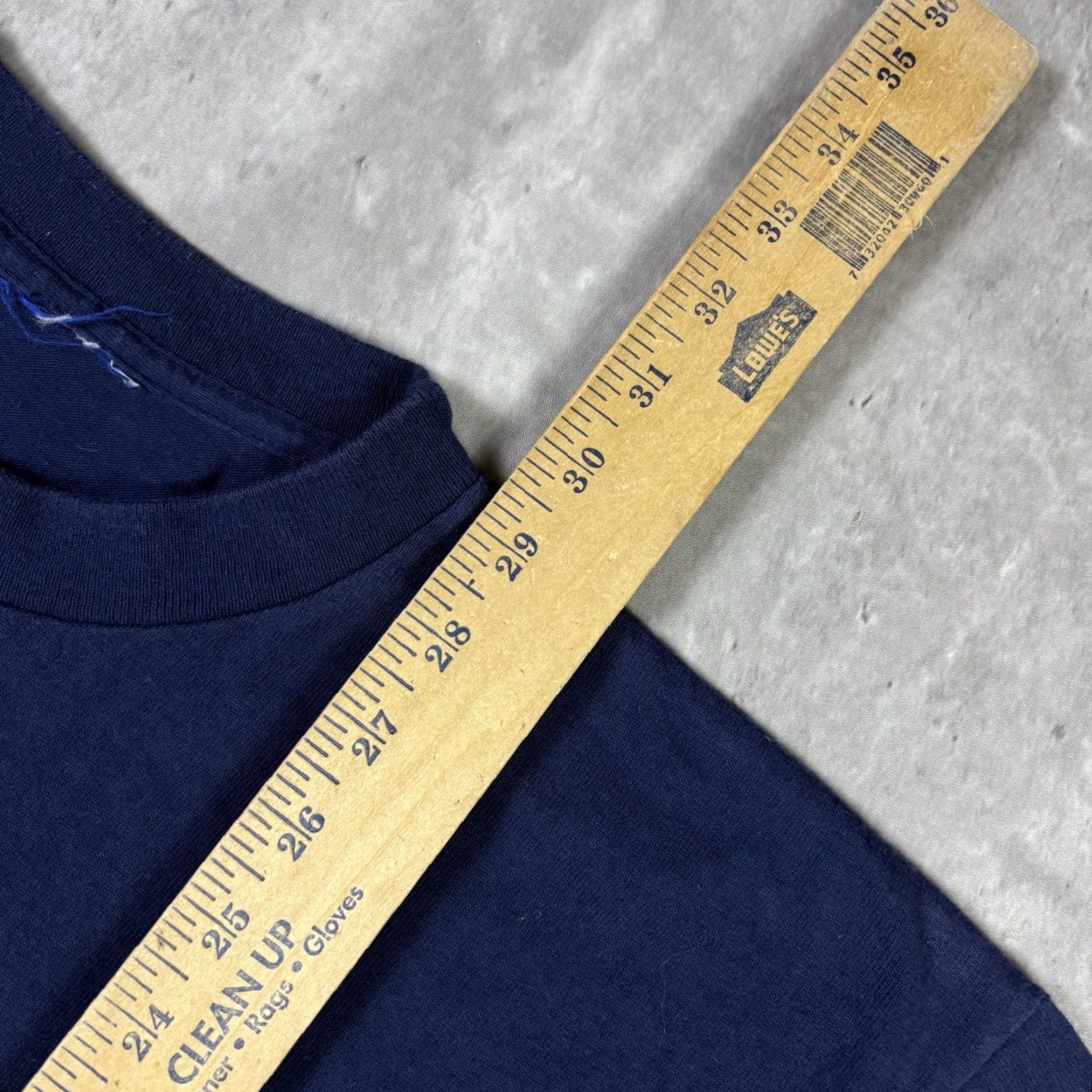 Jansport VINTAGE Notre Dame University T Shirt Long Sleeve Graphic Print XL Blue 90s JanSport Mens Crew Neck No Flaws Added Musty? Size US XL / EU 56 / 4 - 4 Thumbnail