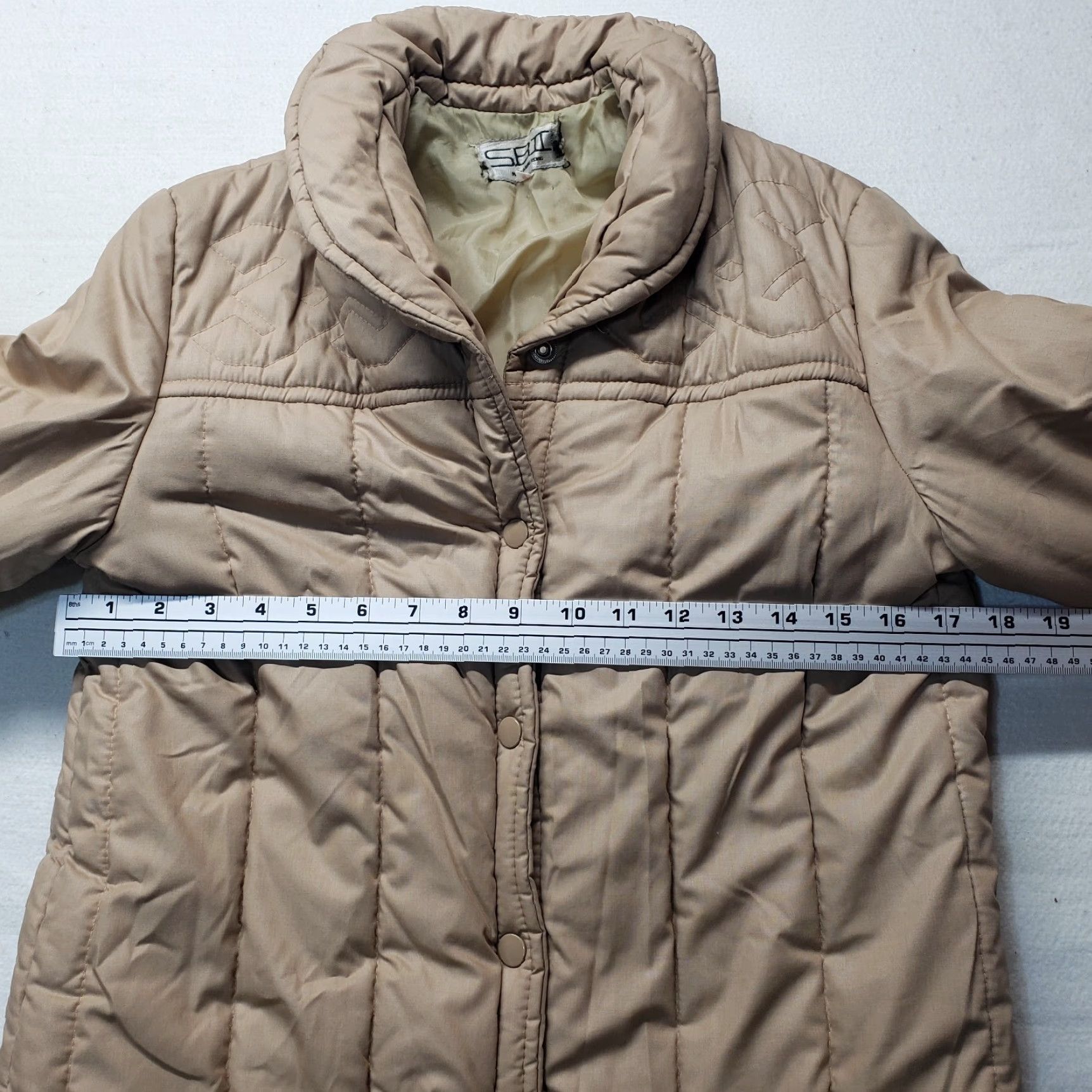 Vintage SB2 II Tan Brown Winter Coat Jacket Puffer Long Sleeve Adult Women's S Small Size S / US 4 / IT 40 - 6 Thumbnail