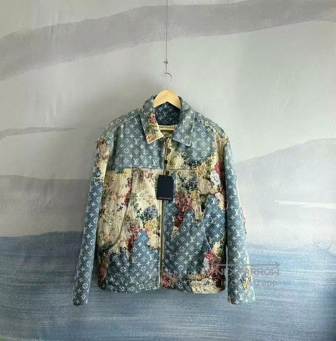 Louis Vuitton louis vuitton floral patchwork denim jacket. Size US L / EU 52-54 / 3 - 1 Thumbnail