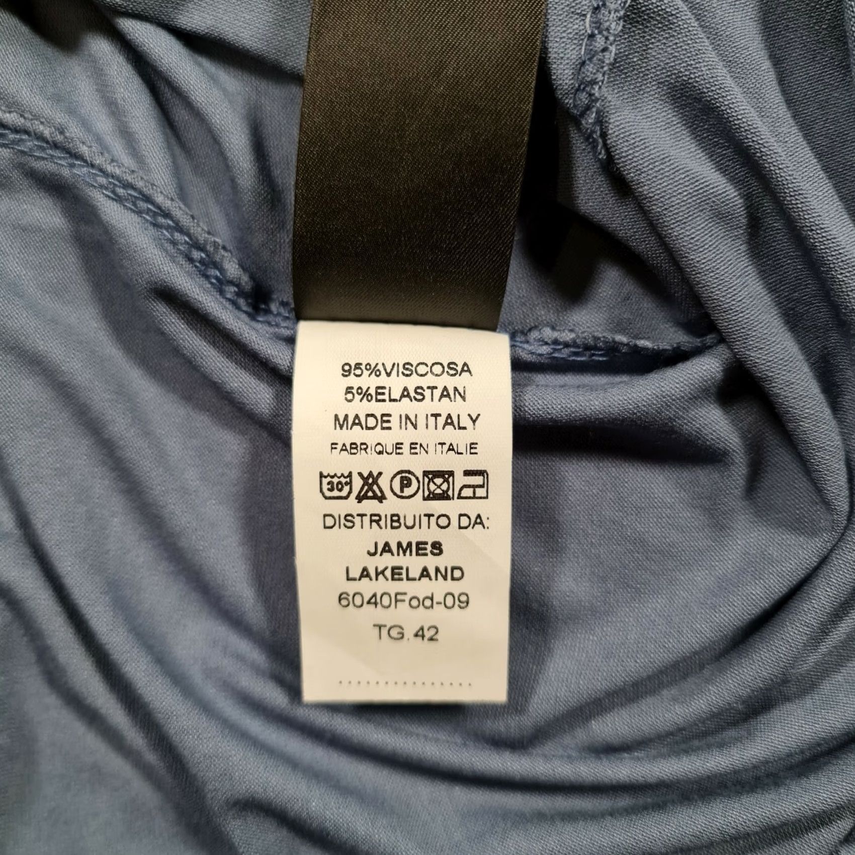Vintage James Lakeland Womens Vest Blue 12 UK Sleeveless Jersey Tank Top Size XL / US 12-14 / IT 48-50 - 7 Thumbnail