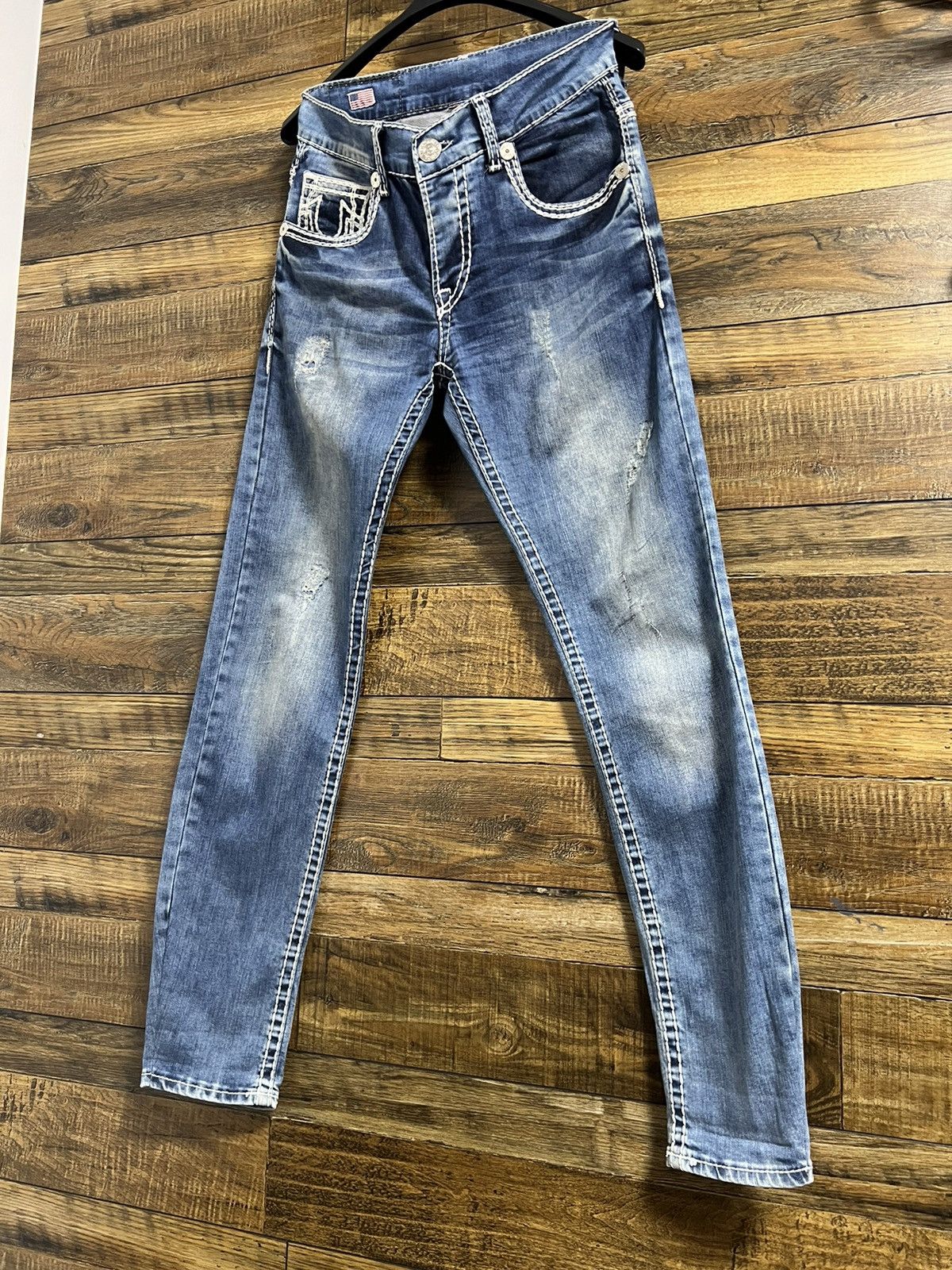 True Religion TRUE RELIGION MADE IN USA Vintage Y2K Denim Jeans Size US 32 / EU 48 - 11 Thumbnail