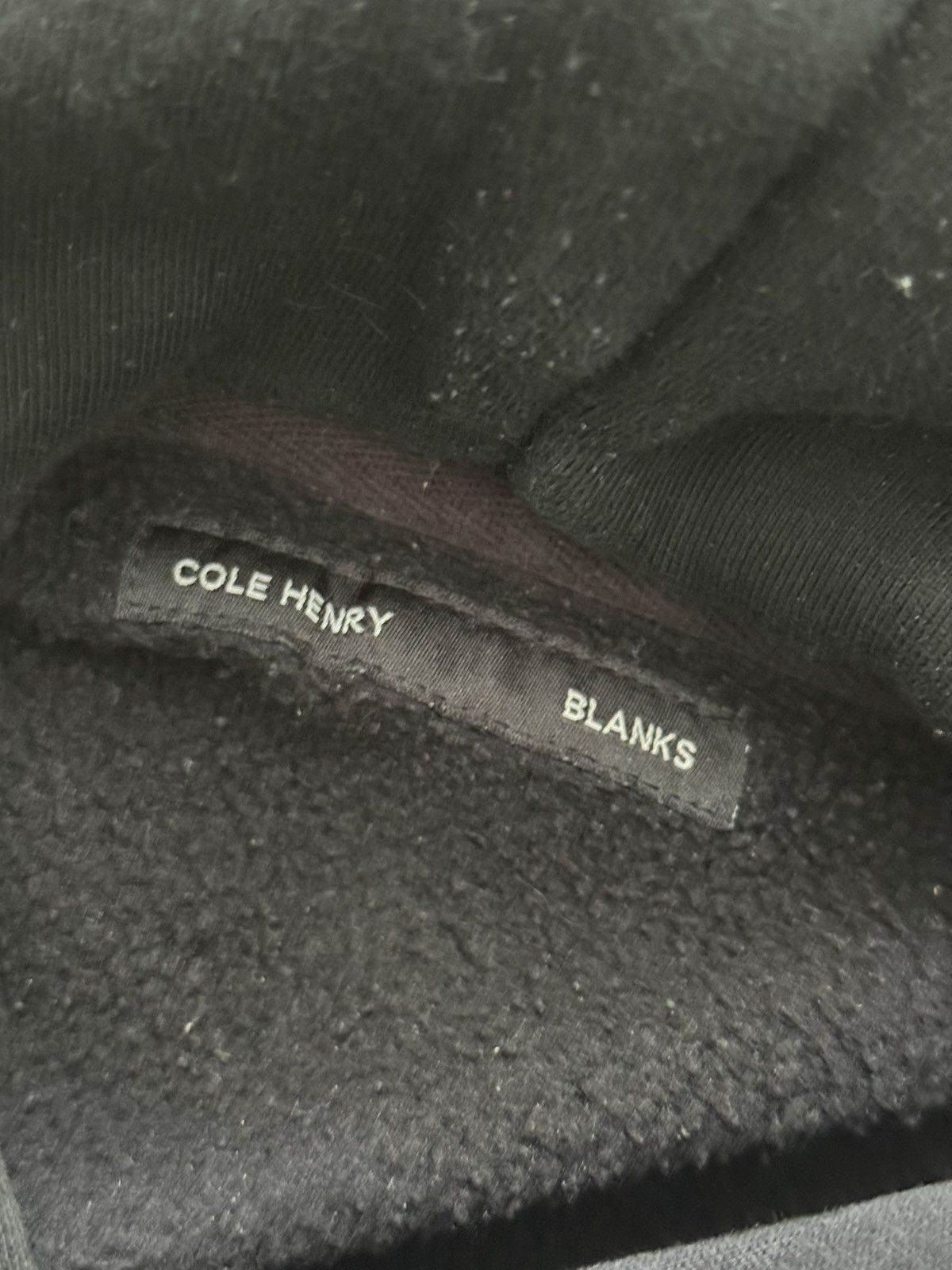 Cole Henry black Cole Henry Blanks hoodie Size US M / EU 48-50 / 2 - 3 Thumbnail