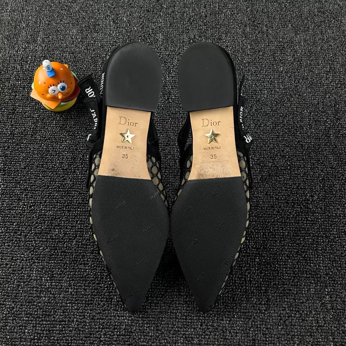 Dior Dior black mesh kitten pumps size 35 Size US 4.5 / IT 34.5 - 6 Thumbnail