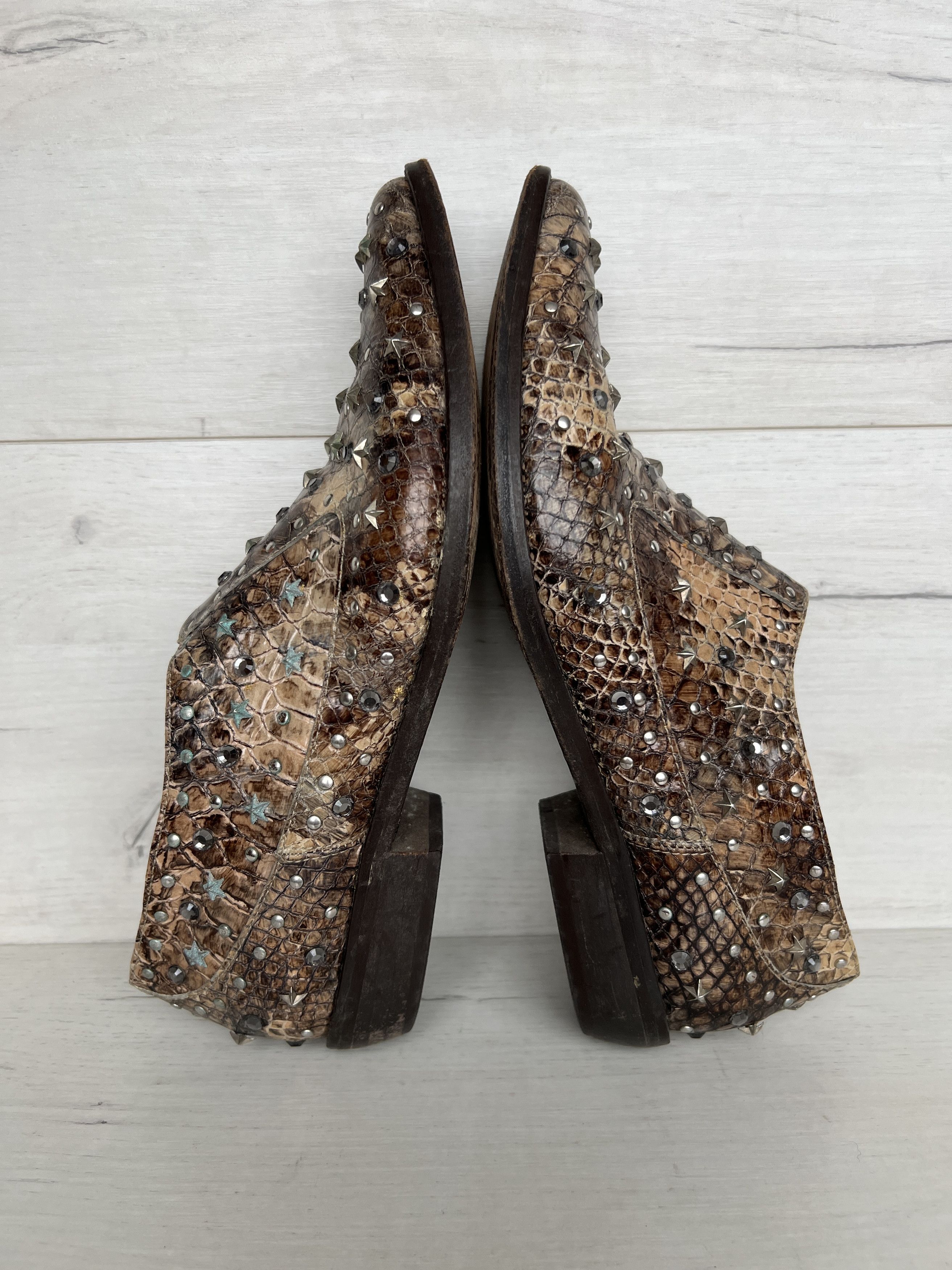 Jimmy Choo JIMMY CHOO for H&M PITON LEATHER BALLERINAS LOAFER Size US 9 / IT 39 - 6 Thumbnail