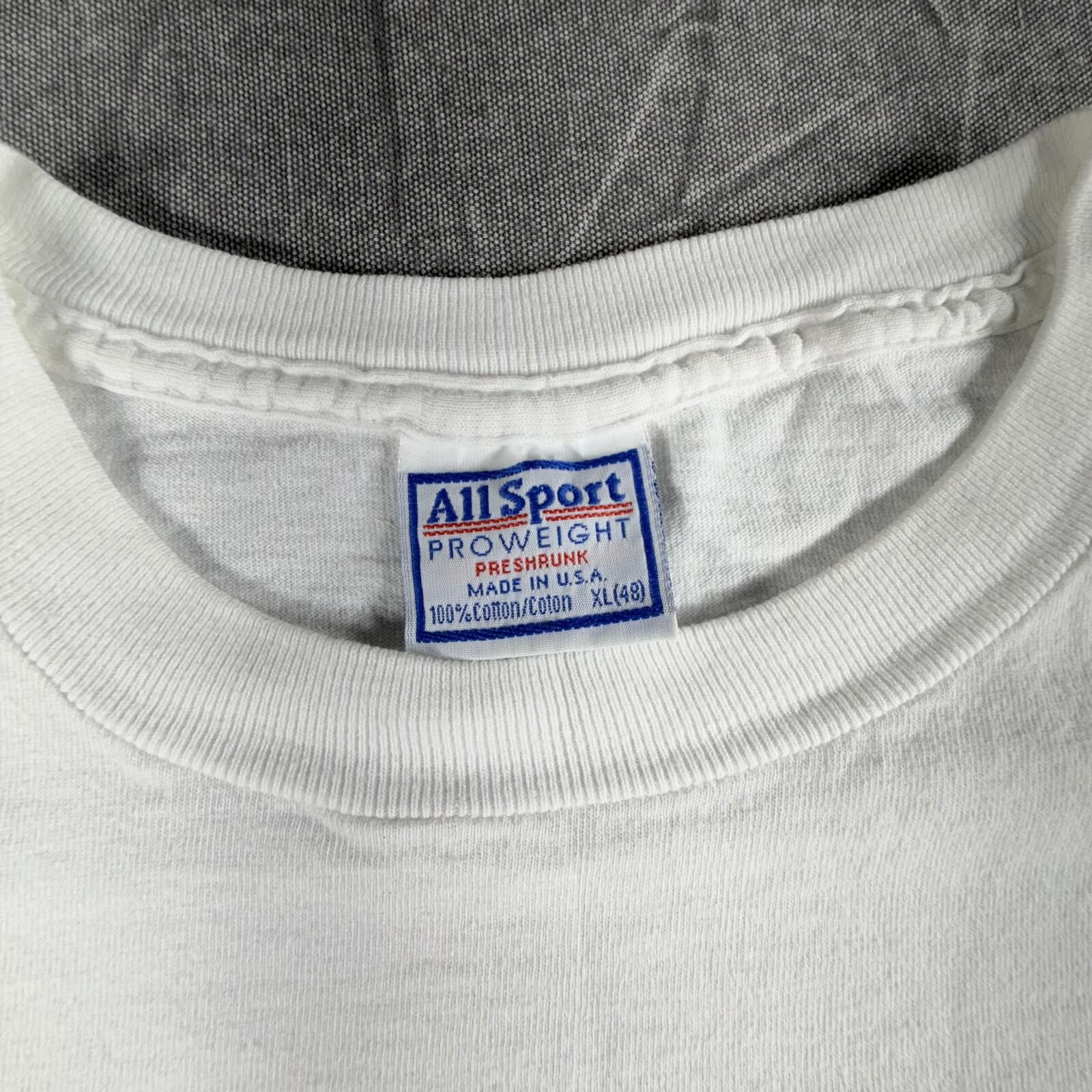 All Sport Dilbert Shirt Men's XL White 90s Vintage Be A Team Player Size ONE SIZE - 2 Thumbnail
