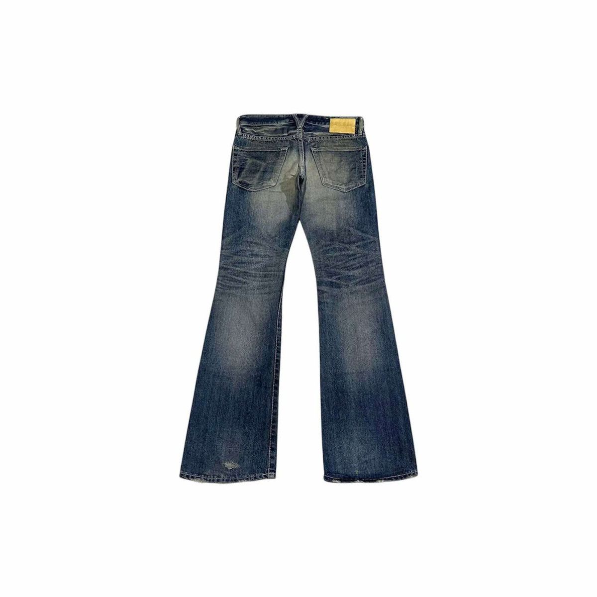 If Six Was Nine × Japanese Brand × Vanquish 🔥Archived Vanquish Mud Wash Flared Denim 2011 Size US 32 / EU 48 - 8 Thumbnail