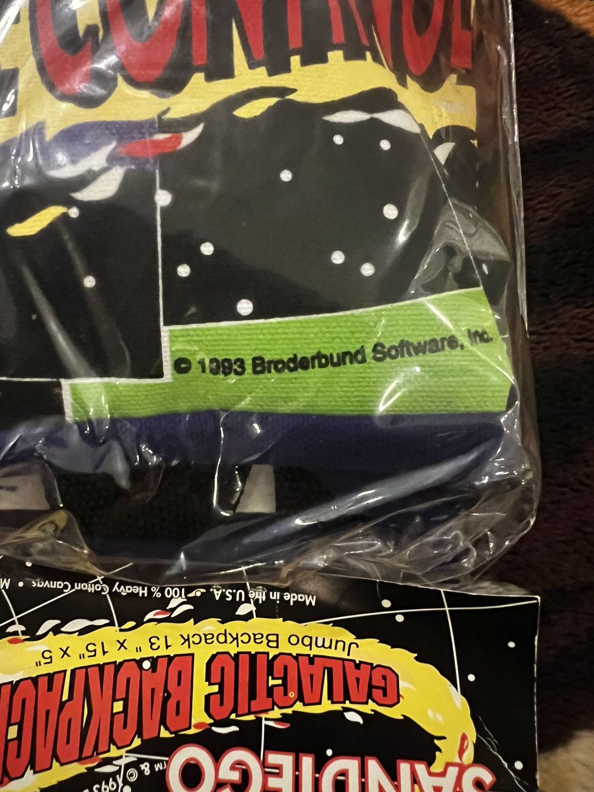 Vintage 1993 New In Package Carmen SanDiego Galactic Backpack Size ONE SIZE - 5 Thumbnail