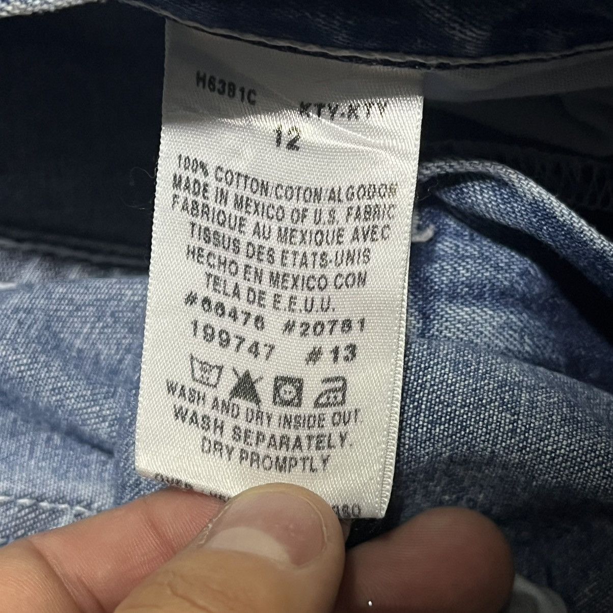 Tommy Hilfiger VINTAGE Y2K TOMMY HILFIGER BAGGY WIDE LEG CARPENTER JEANS Size US 32 / EU 48 - 7 Thumbnail