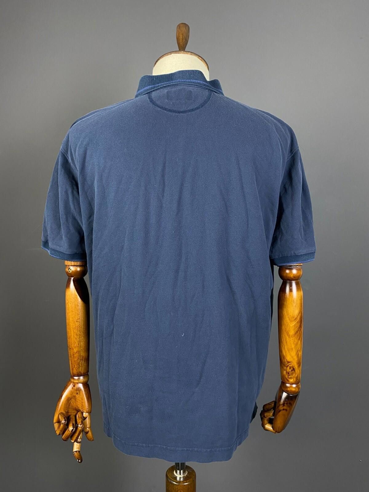 La Martina La Martina Buenos Aires Blue Big Cotton Polo Shirt Size 3XL Size US XXL / EU 58 / 5 - 5 Thumbnail