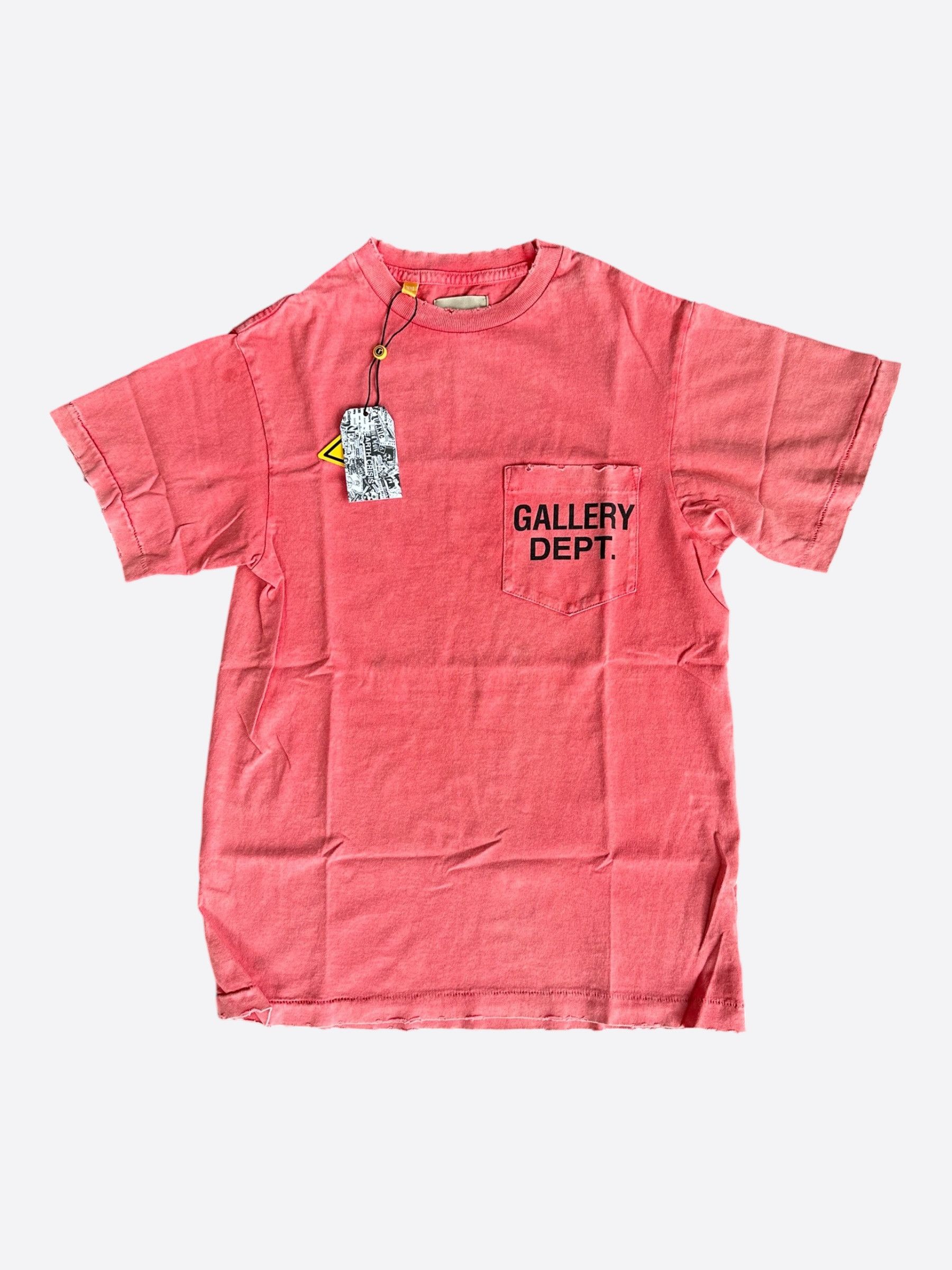 Gallery Dept. Gallery Dept Sun Faded Red & Black Logo T-Shirt Size US XS / EU 42 / 0 - 1 Thumbnail