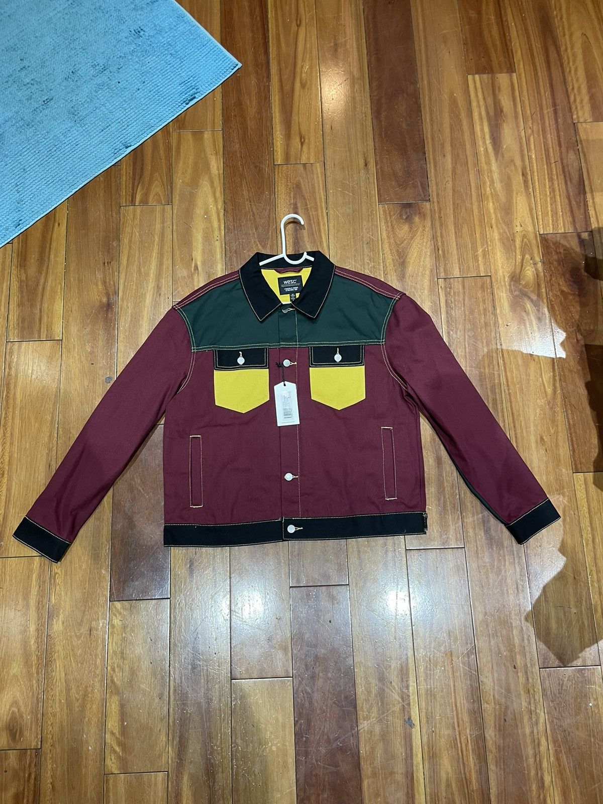 Rare Brand new Wesc denim jacket multi color