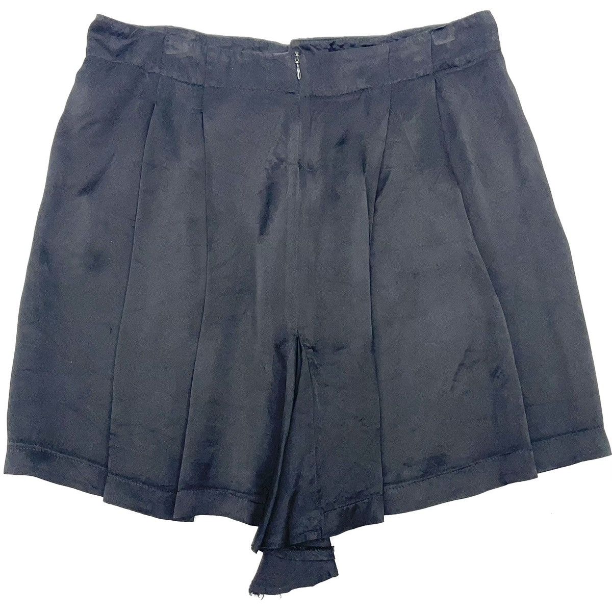 Ann Demeulemeester Ann Demeulemeester Pleaded Silk Mini Skirt Size 25" / US 0 / IT 36 - 3 Thumbnail