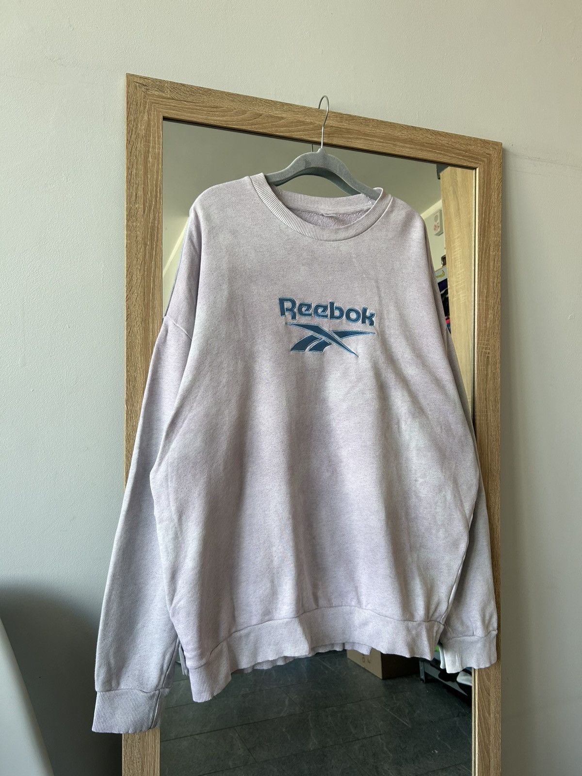 Reebok × Vintage Sweatshirt reebok vintage big logo handmade Size US XL / EU 56 / 4 - 2 Thumbnail
