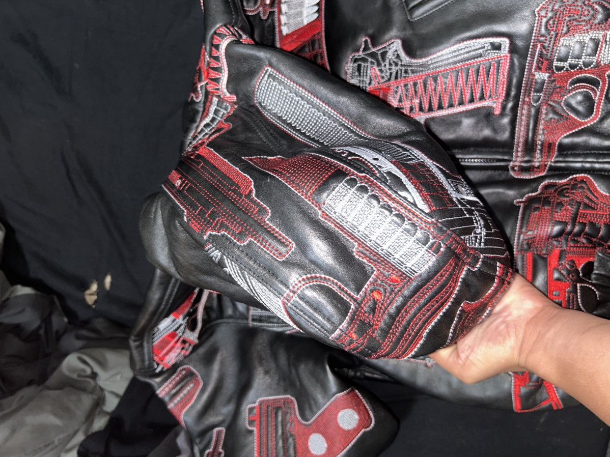 Supreme Supreme Gun Leather Jacket Size US S / EU 44-46 / 1 - 8 Thumbnail