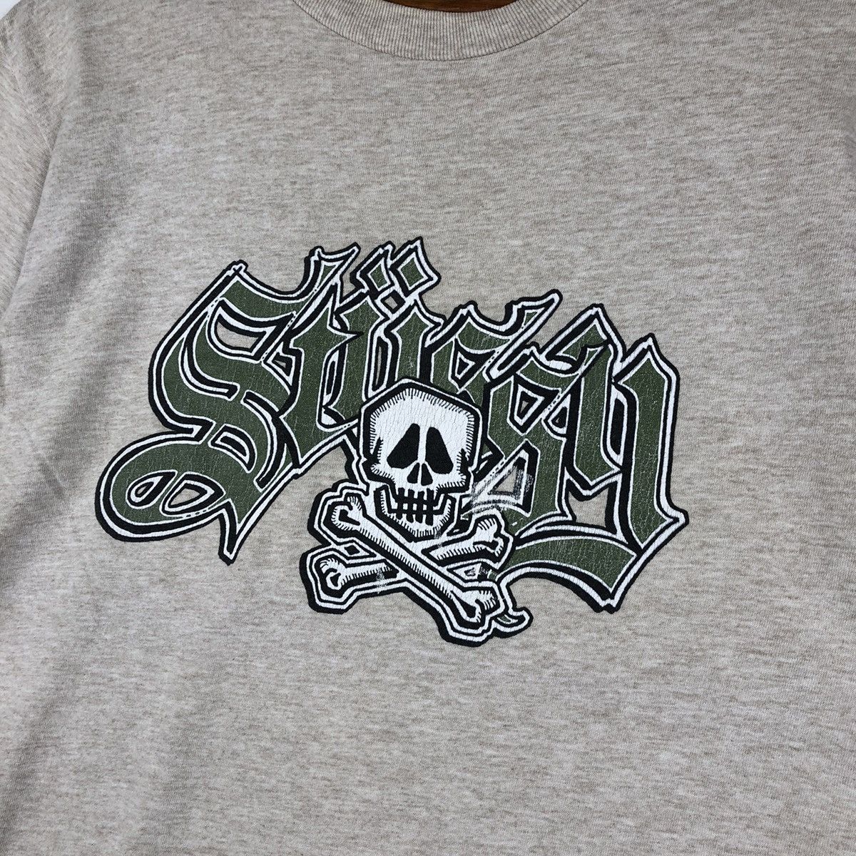 Stussy STUSSY Vintage Gothic Big Logo T-Shirt Size US M / EU 48-50 / 2 - 5 Thumbnail