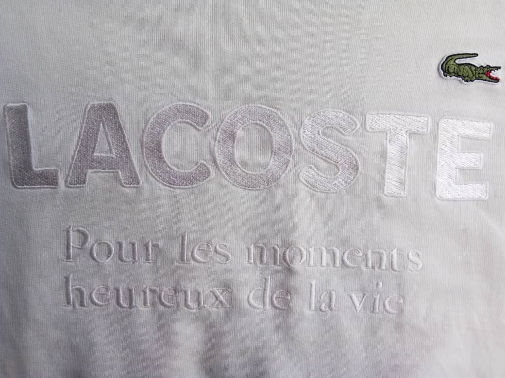 Japanese Brand × Lacoste × Vintage Vintage Chemise Lacoste Pour Les Moments Hereux De La Vie Size US XL / EU 56 / 4 - 8 Thumbnail