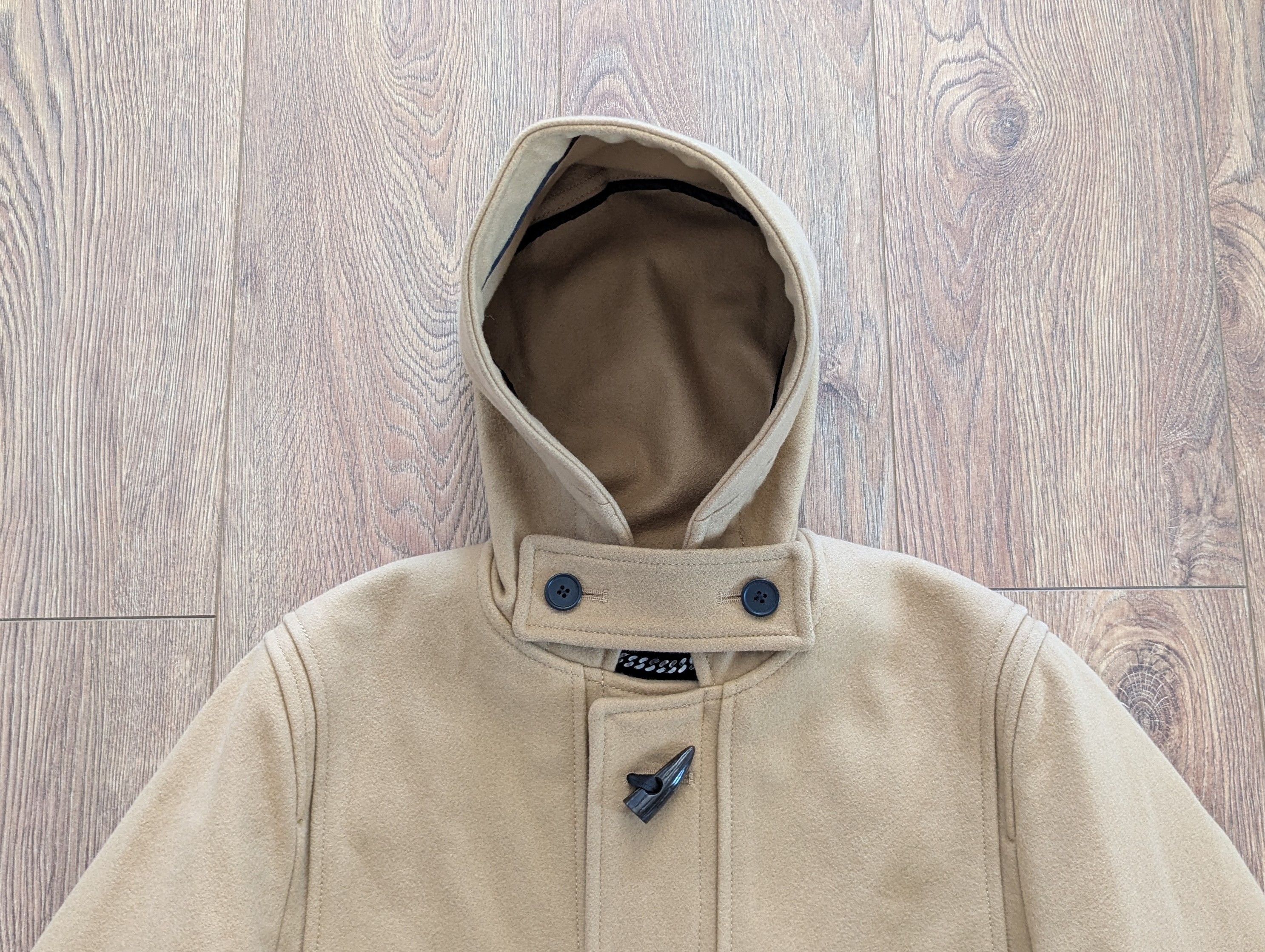 Sandro SANDRO Paris Hooded Wool Duffle Coat Size M Made In UKRAINE Size US M / EU 48-50 / 2 - 2 Thumbnail