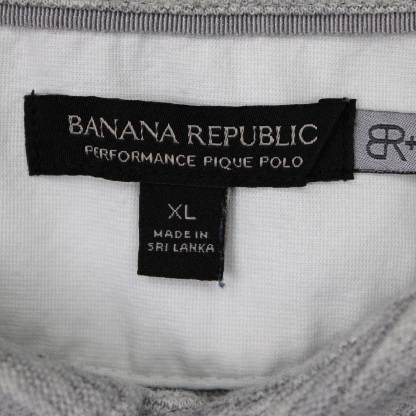 Banana Republic Banana Republic Polo Shirt Mens XL Gray Cotton Stretch Short Sleeve Pique Performance Shirt Shirt Polo Regular Fit Clothing Men Size US XL / EU 56 / 4 - 7 Thumbnail
