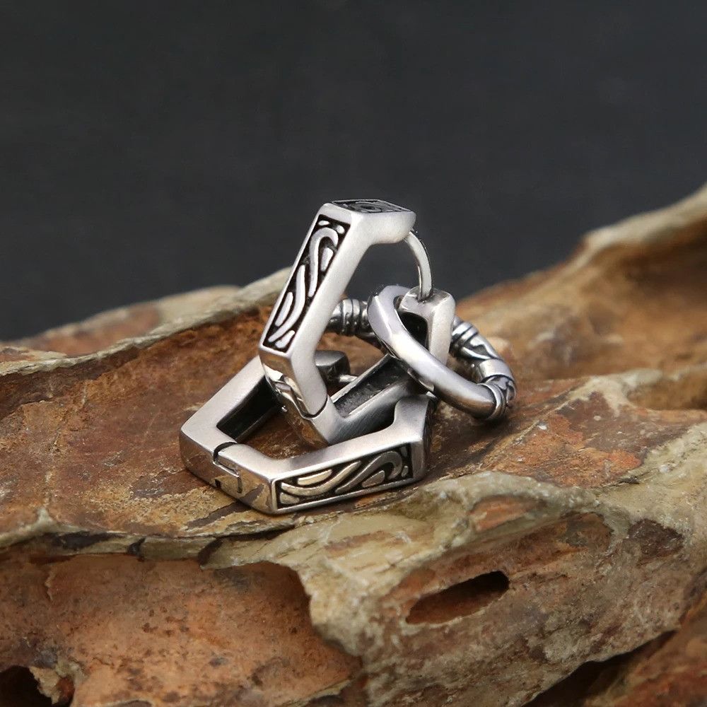 Japanese Brand × Vintage Geometry Earrings Size ONE SIZE - 2 Thumbnail