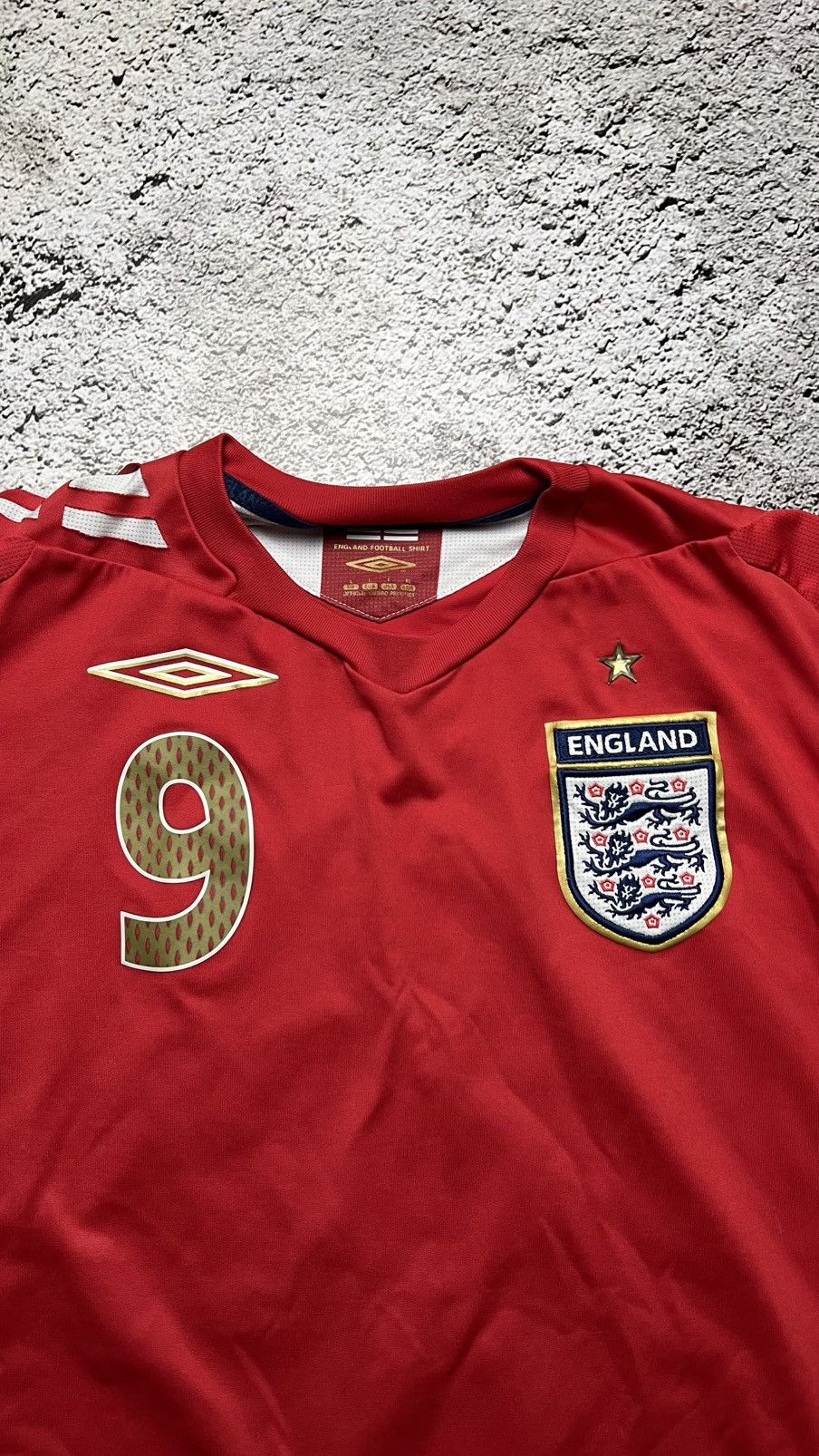 Umbro 2006-2008 England Wayne Rooney umbro vintage jersey y2k Size US L / EU 52-54 / 3 - 4 Thumbnail